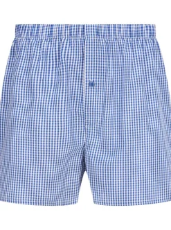 Walker Reid Check Boxer Short 2 Pack WR655