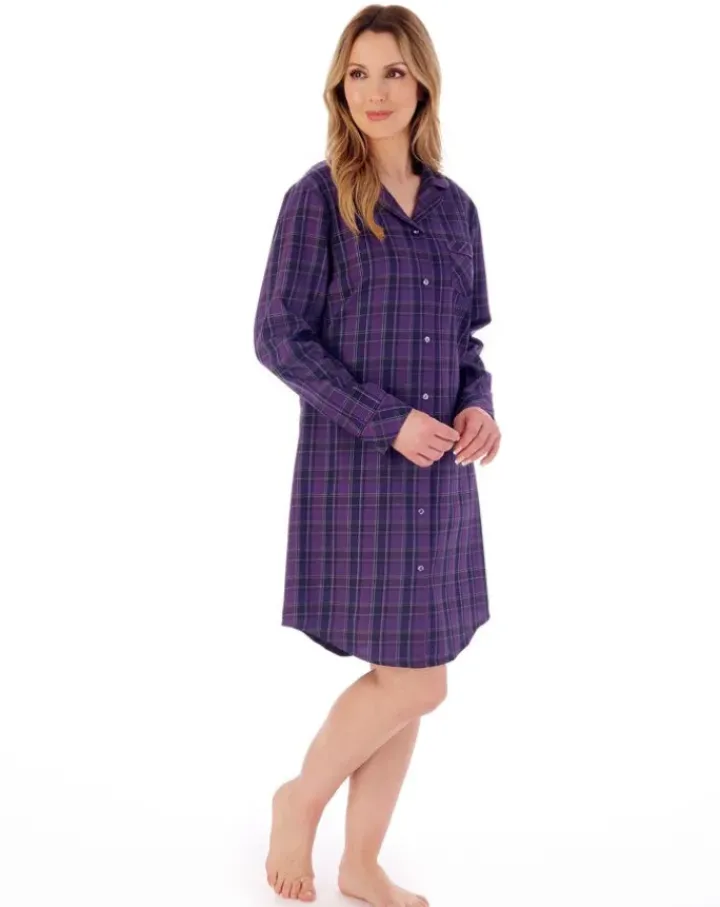 Woven Check 38" Nightshirt NS02220
