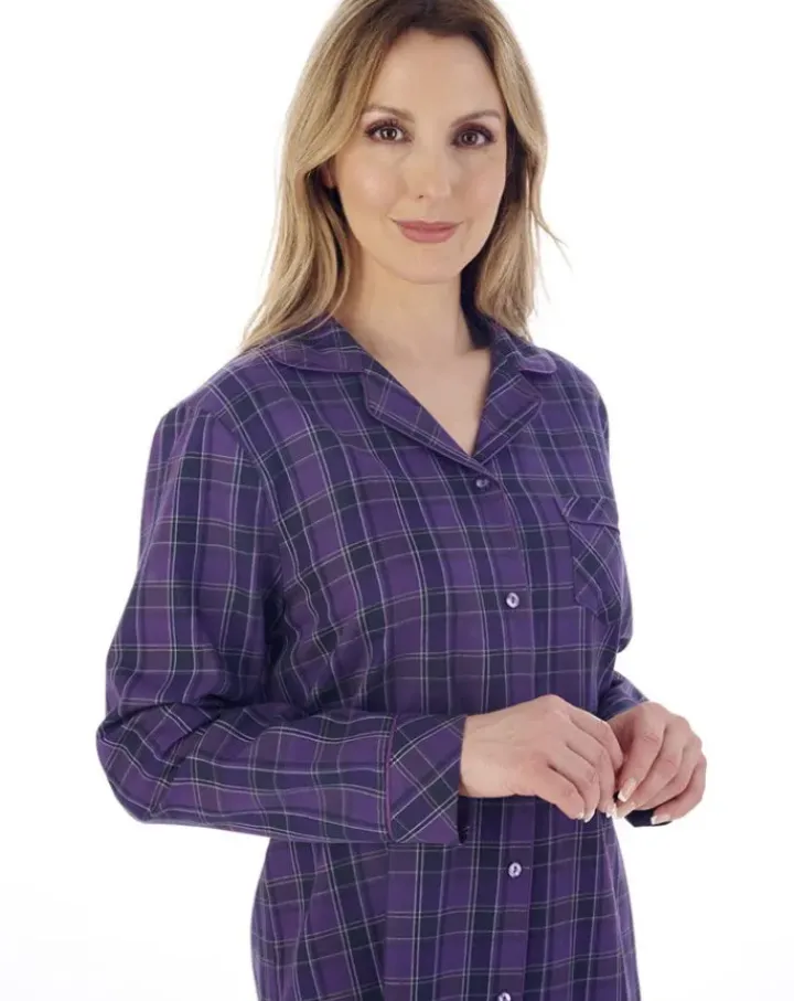 Woven Check 38" Nightshirt NS02220