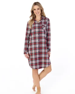 Woven Check Tartan 38" Nightshirt NS04220