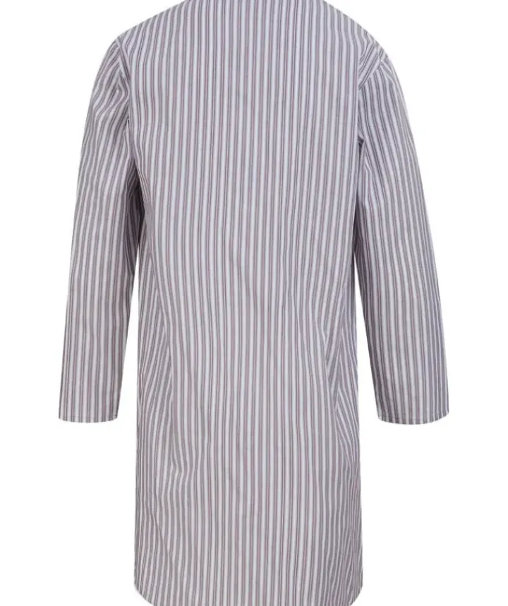 Woven Stripe 42" Button Through Nightshirt WR88825