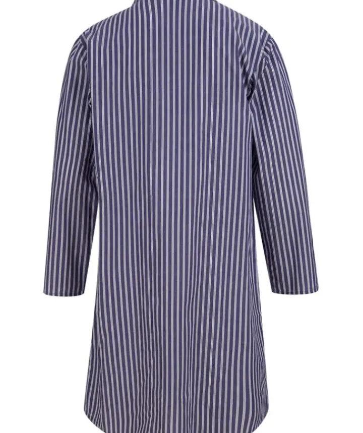Woven Stripe 42" Button Through Nightshirt WR88825
