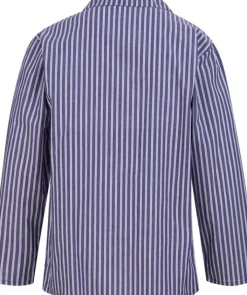 Woven Stripe Button Through Tailored Pyjama Set WR88826