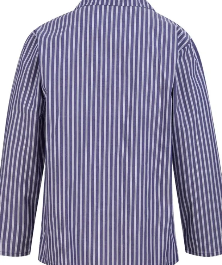 Woven Stripe Button Through Tailored Pyjama Set WR88826