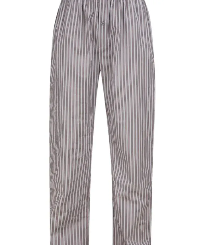 Woven Stripe Button Through Tailored Pyjama Set WR88826
