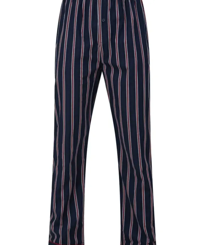 Woven Stripe Button Through Tailored Pyjama WR66802