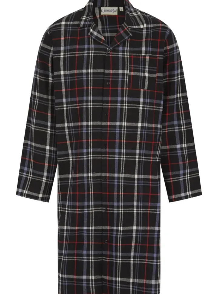 Yarn Dyed Woven Check Nightshirt WR06801